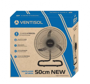 Ventilador De Mesa Ventisol New 50cm Preto 127V - Imagem 7