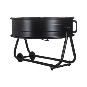 Circulador De Ar Industrial Com Rodas 185W Preto 127V - Imagem 9