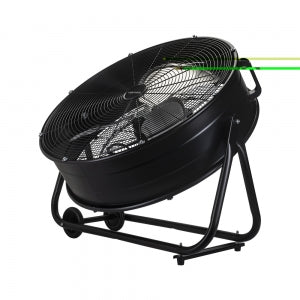 Circulador De Ar Industrial Com Rodas 185W Preto 127V - Imagem 8