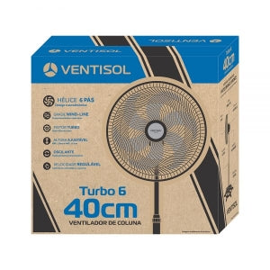 Ventilador de Coluna Ventisol Turbo 6 Pás 40cm Azul 220V - Imagem 10