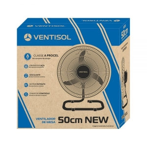 Ventilador de Mesa Ventisol New 50cm Preto 220V - Imagem 7