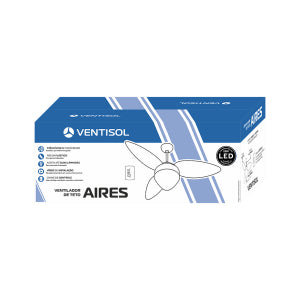 Ventilador de Teto Ventisol Aires Led 3 Pás CV3 Branco 220V - Imagem 9