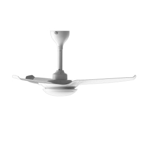 Ventilador De Teto Ventisol Flow Led Inverter C/Cont. Branco Bivolt - Imagem 9