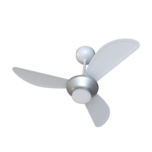 Ventilador de Teto Ventisol Mistral Led Inverter C/Cont. Cinza/Branco Bivolt - Imagem 7