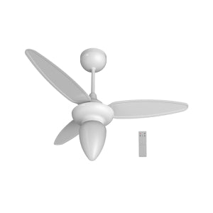 Ventilador de Teto Ventisol Wind Inverter C/Cont. Branco Bivolt - Imagem 5