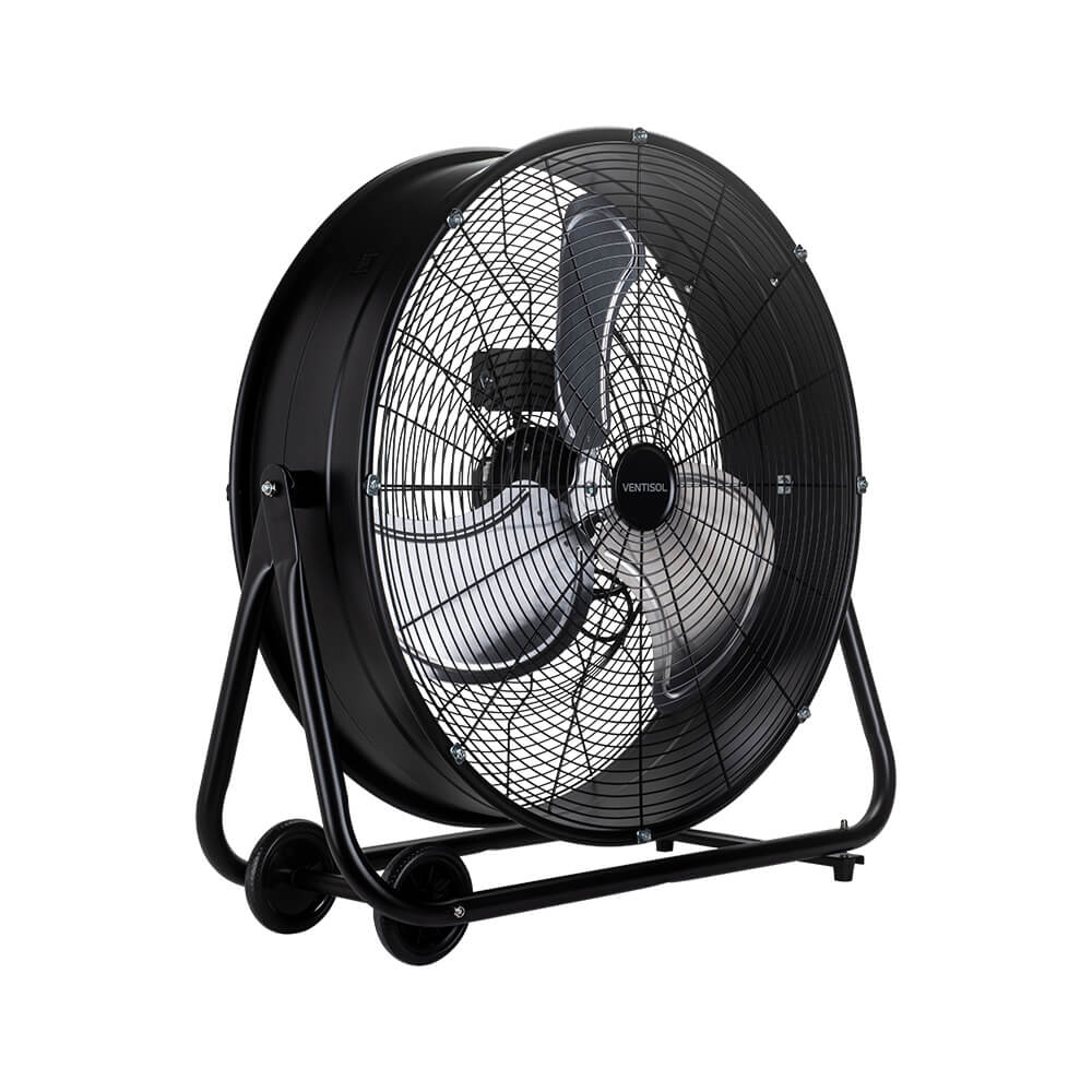 Circulador De Ar Industrial Com Rodas 185W Preto 127V - Imagem 4