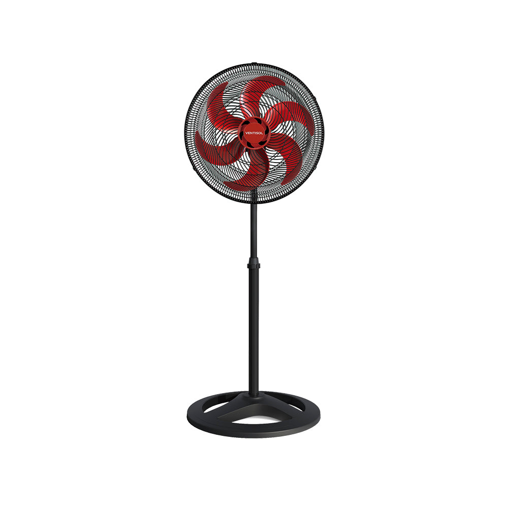 Ventilador de Coluna Ventisol Turbo 6 Pás 50cm Vermelho 220V - Imagem 3