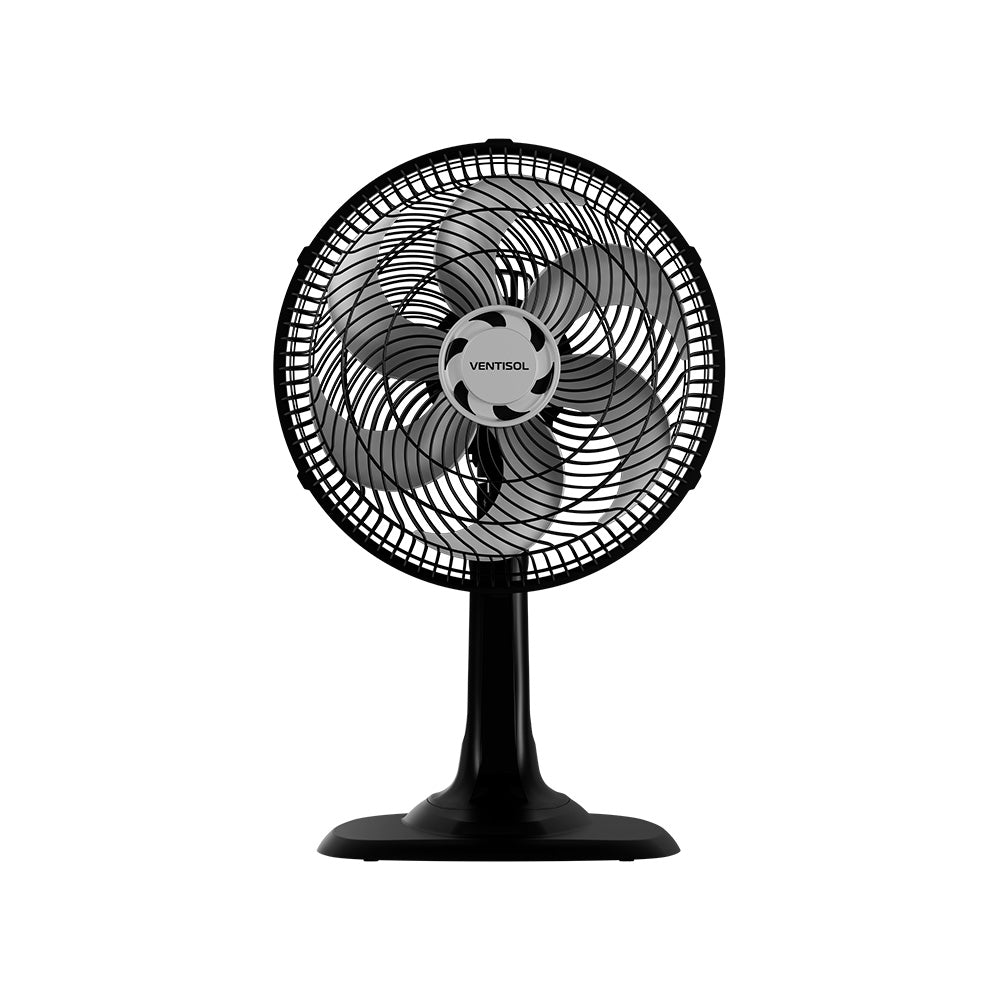Ventilador de Mesa Ventisol Turbo 6 Pás 30cm Preto 127V - Imagem 3