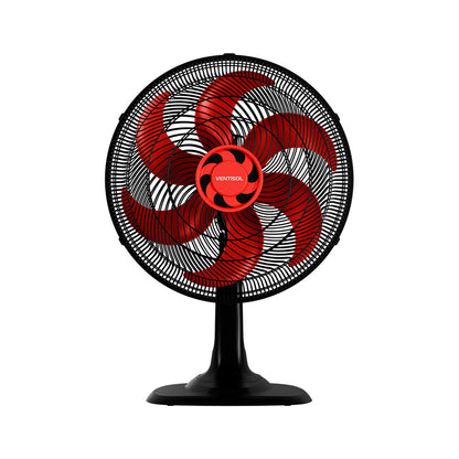 Ventilador de Mesa Ventisol Turbo 6 Pás 40cm Vermelho 127V - Imagem 3