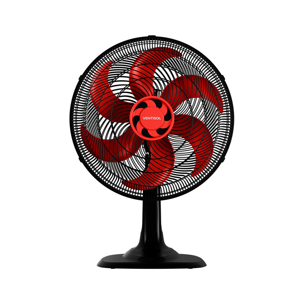 Ventilador de Mesa Ventisol Turbo 6 Pás 40cm Vermelho 220V - Imagem 3