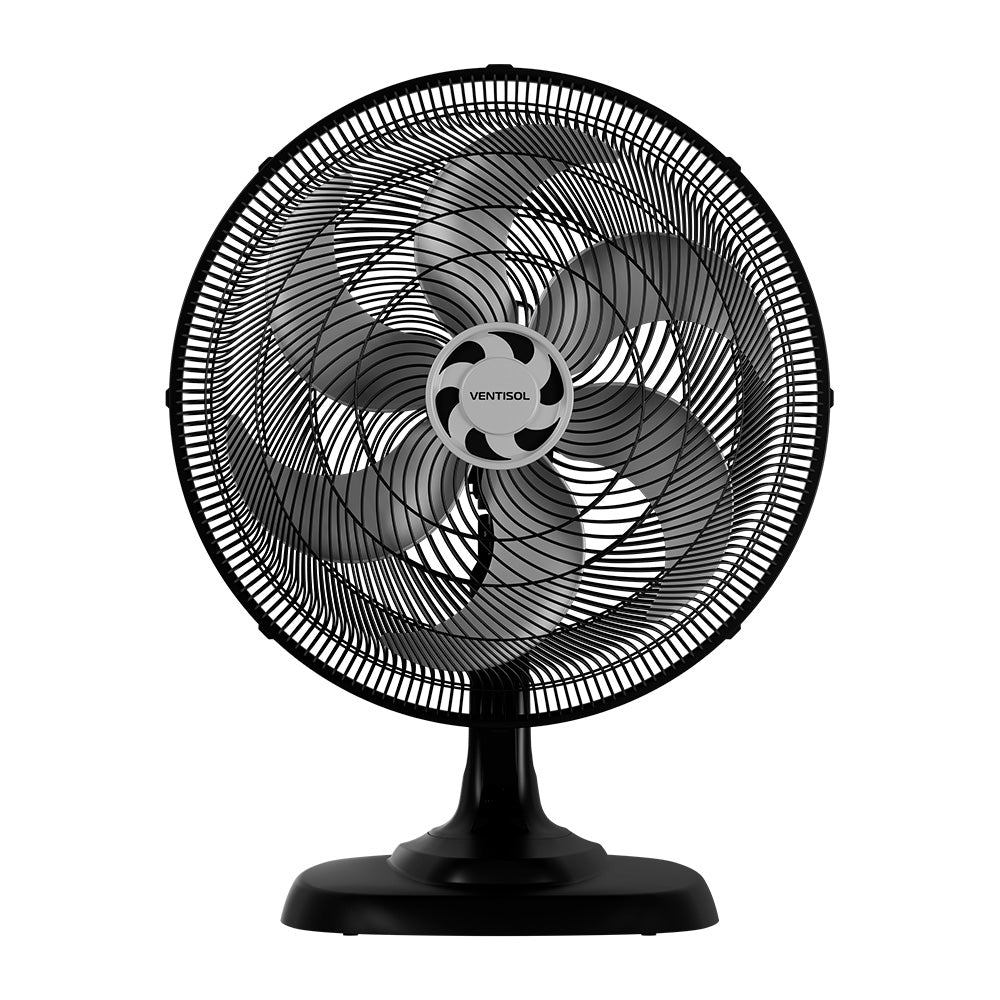 Ventilador de Mesa Ventisol Turbo 6 Pás 50cm Preto 220V - Imagem 3