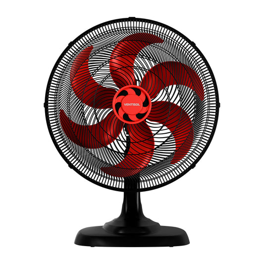 Ventilador de Mesa Ventisol Turbo 6 Pás 50cm Vermelho 220V - Imagem 3