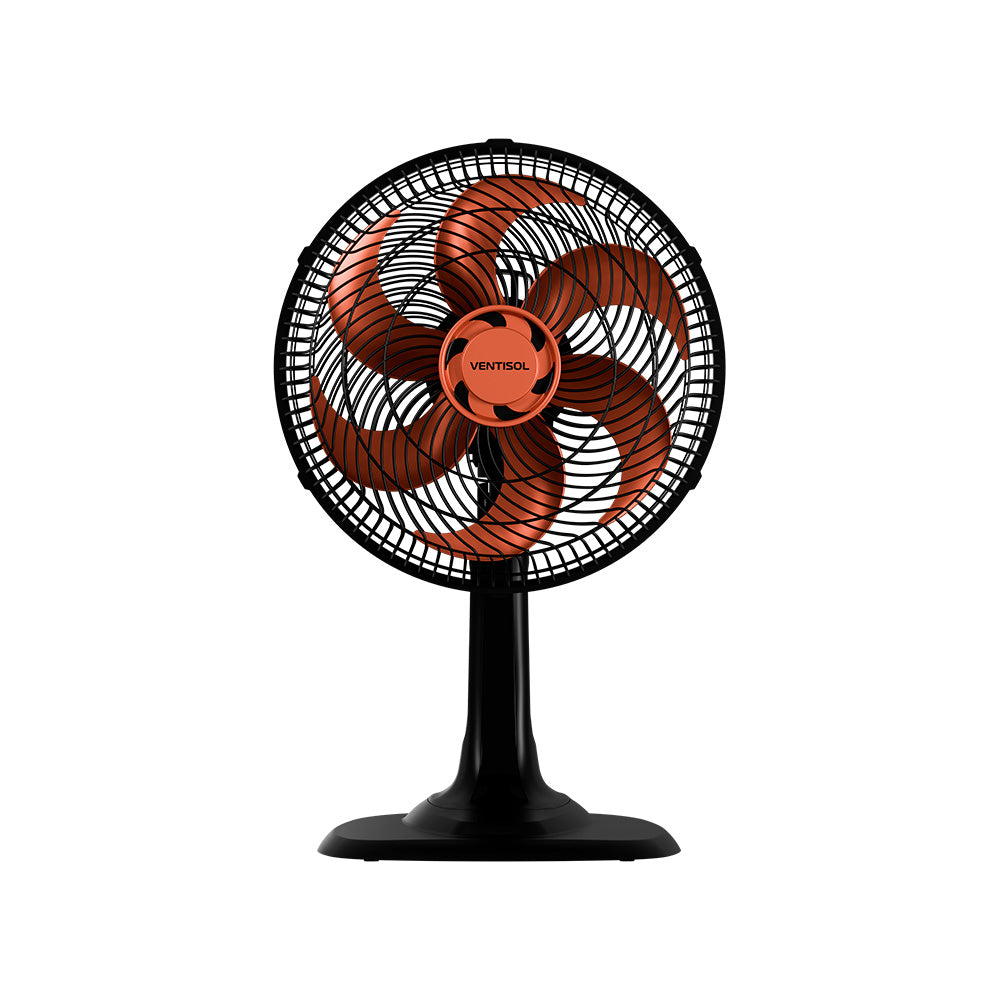 Ventilador De Mesa Ventisol Turbo 6 Pás 30cm Bronze 127V - Imagem 3