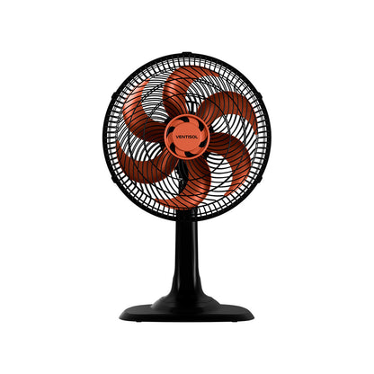 Ventilador De Mesa Ventisol Turbo 6 Pás 30cm Bronze 127V - Imagem 3