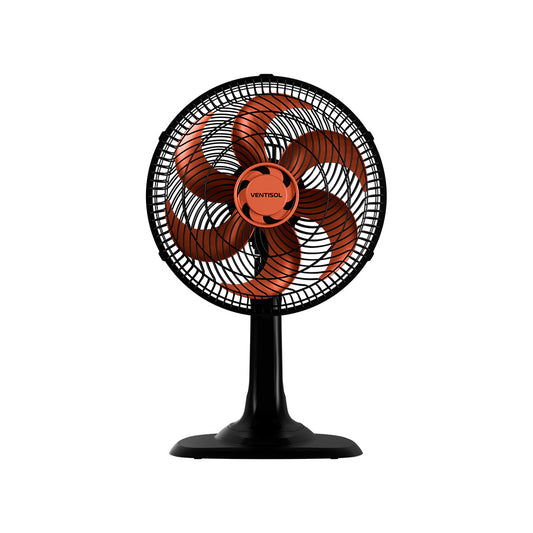 Ventilador De Mesa Ventisol Turbo 6 Pás 30cm Bronze 127V - Imagem 3