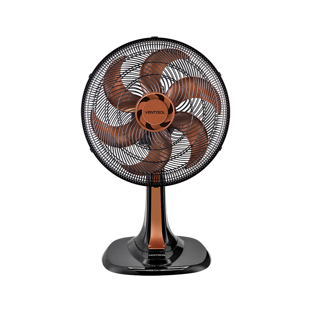 Ventilador de Mesa Ventisol Turbo 6 Pás 30cm Bronze 220V - Imagem 3