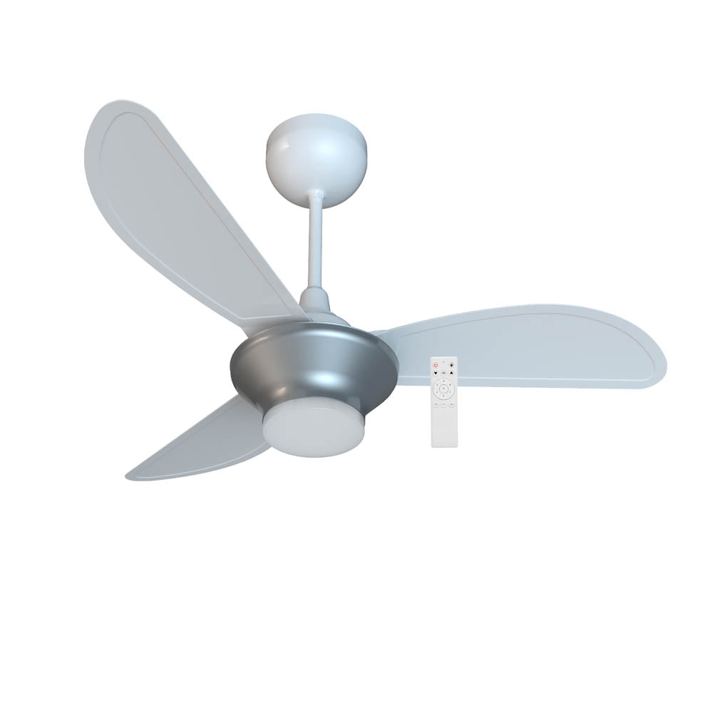 Ventilador de Teto Ventisol Mistral Led Inverter C/Cont. Cinza/Branco Bivolt - Imagem 3
